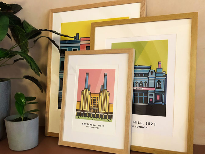 The Colourful London of Chin Chin Prints